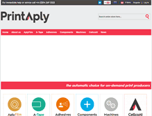 Tablet Screenshot of printaply.com